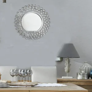 Home Decor Luxury Acrylics Wall Makeup Mirror With Holder