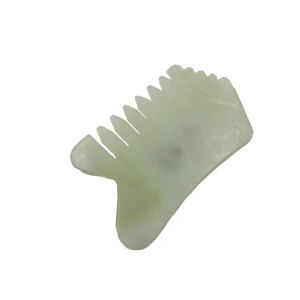 HongYu 100% Natural Jade Gua Sha Set Custom Stone Massage Tool Skin Tightening Roller Beauty Roller Body Massage Tool Green