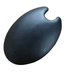 HongYu Black Bian Stone Handheld Face Body Massage Gua Sha Natural Energy Massager with Musical Function