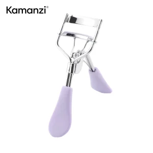 Hongstars Women’s Lilac Lash Curler Custom Logo Stainless Steel Handle Eye Makeup Applicator Eyelashes Lift Beauty Tool Model