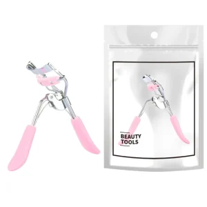 Hongstars Women’s Pink Carbon Steel Lash Curler with Built in Comb Makeup Tool for Eyelashes Curling 35g