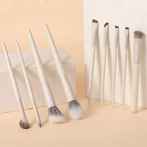 Hot Sell Professional Makeup Kabuki Highlight Brushes Natural Goat Hair Fibers Blush Stippling Single Makeup Brush
