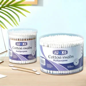 Hot Selling Lint Free Soft Two Head Cotton Bud Swabs High Absorbent Non fluorescent agent Cotton Buds for Ear Cleaning SY631