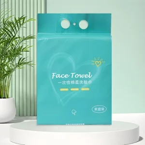 Hotel Grade 100% Organic Cotton Disposable Dry Face Facial Towelettes Soft Eco friendly for Cleaning Household Use