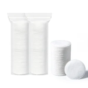 Hypoallergenic Cotton Rounds Cotton Pads Makeup Remover Pads for Makeup Removal and Skincare, 100 Count