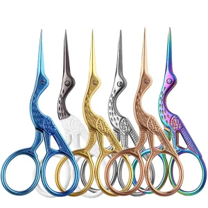 IRISMANLI Stainless Steel Colorful Makeup Tools Beauty Scissors Lash Brow Scissors Nail Scissors