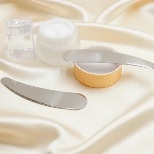 In Stock Mini Cosmetic Spatula Face Cream Applicator 304 Stainless Steel Cosmetic Spoon