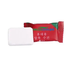 Individual Package Disposable Soft Compressed Viscose Face Towel 23x30cm 1 Ply Home Hotel Use