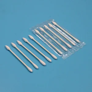 Individual Packing Round and Pointed Cosmetic Cotton Bud Swab for Makeup Removing