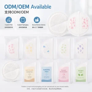 Individually Wrapped Disposable Nursing Pads Shell Shape Leak Proof Breast Pads Sterile Safe for Moms ODM