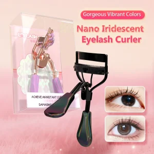 Instant Lash Lift Tool Nano Iridescent Eyelash Curler for Beauty Salon Makeup Custom Logo Beauty Tool