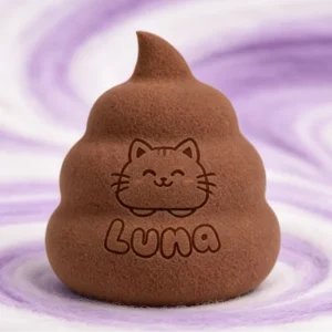 Irregularly Shaped Poop like Makeup Sponge Fun Makeup Sponge