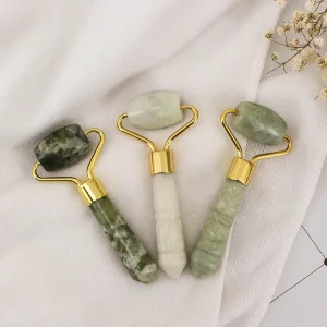 Jade Facial Roller Jade Roller to Press Face Cream Into Skin Gua Sha Face Roller Skin Care Tools