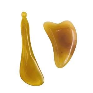 Jade Roller Resin Gua Sha Massage Board for Face Neck Body Scraping Set