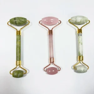 Jade Roller for Face Gua Sha Nourishing Anti Aging Facial Tool Includes Real Jade Roller Natural Jade Stone