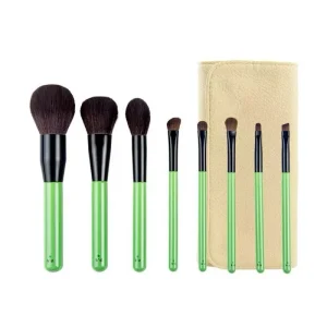 KE REN MEI Custom Logo High quality Large Plastic Handle 8-Pcs 4 Colors Synthetic Fibre Face Concealer Beauty Tool Makeup Brush