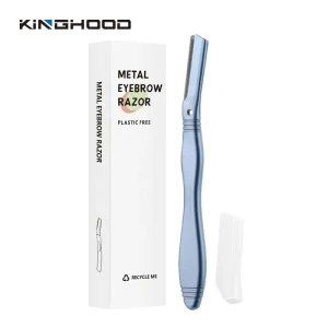 Kinghood Eyebrow Exfoliating Dermaplaning Tool Women Peach Fuzz Hair Removal Face Razors