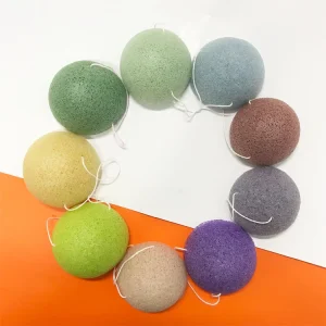 Konjac Sponge 100% Natural Facial Makeup Konjac Sponge Cosmetic Sponge Puff