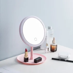 LED Makeup Mirror Desktop Beauty Mirror with Adjustable Fill Light
