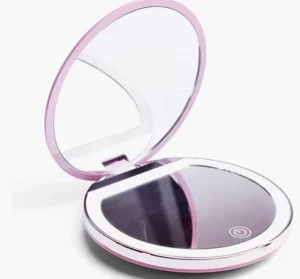 LED Makeup Mirror Private Label 3 Colors Cosmetic Mirror Rechargeable Round LED Mirror