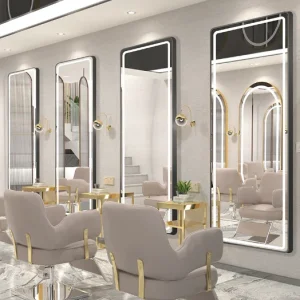 LED Makeup Mirror for Beauty Salon Barber Shop Wall Mounted Hair Cutting Dressing Modern Living Room Bedroom Mall