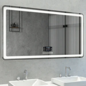 LED Smart Bathroom Mirror Illuminated Bluetooth Smart Mirror for Hotel Home