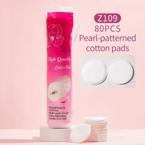 LMLTOP Custom Organic Facial Cosmetic Pure Cotton Pads Makeup Remover Pad Round Disposable Cotton Pads