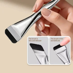 LMLTOP Single Foundation Brush Plastic Handle Makeup Brushes Synthetic Hair Face Body Concealer Makeup Brush