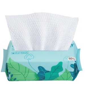 Large Biodegradable Facial Cleansing Wipes Soft Disposable Face Towels for Adults With Sensitive Skin