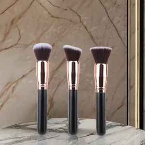 Large Cosmetics Wood Brush Handle Single Black Beauty Powder Brush Single Makeup Brushes Makeup Tools Set