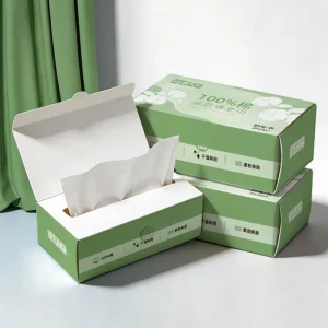 Large Custom Logo Private Label 100% Organic Dry Facial Wipes Hypoallergenic for Guest Use Disposable Face Towel