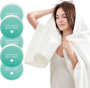 Large Disposable Bath Towels Soft Skin Friendly Disposable Travel Towel for Beauty Salon Resort Use