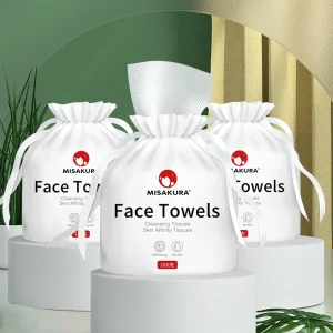 Large Luxury High Absorbent Portable Rolled Face Towel Disposable Face Towel for Travel Home Hotel