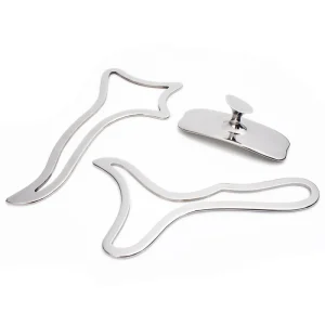 Large Size 304 Stainless Steel Gua Sha Scraper Muscle Scraper Metal Tool for Body Foot Neck IASTM Efficient Scraping Board