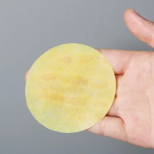 Light Yellow Vitamin C Facial Toner Pad Material Custom-Shaped Cotton Pads