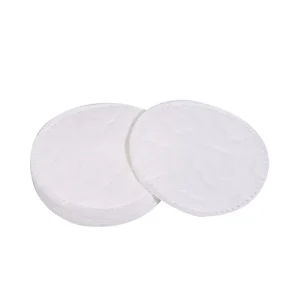 Lint Free and Absorbent Disposable White 3 Layer 57mm Cotton Pads for Daily Skincare and Personal Care