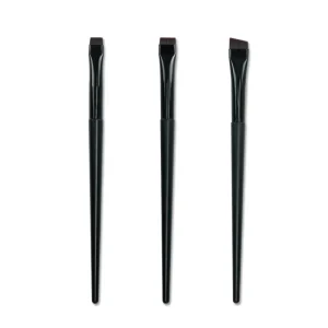 Lip Tint Flat Eyebrow Brush White Handle Ultra Thin Hair Single Makeup Brush Flat Concealer Brush