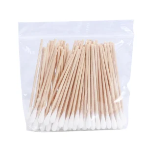Long Cleaning Q Tips 15cm Single Tip Applicators Wooden Stick Cotton Swabs Ear Q Tips Cotton Bud Manufacture