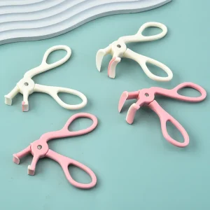 Long Lasting Wide Angle Silicon Plastic Clip Eyelash Curler Goods Box Packaging Facial Makeup Tool for Eye Sectional