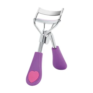 Long lasting Eyelash Curler with Purple Plastic Handle Popular Makeup Tool for Curling Eye Lashes Custom Labeling