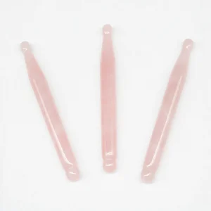 Luma Natural Rose Quartz Gua Sha Point Tool Beauty Bar Scraping Therapy Crystal Wand Jade Roller Acupressure Stick