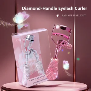 Luxury Crystal Diamond Curling Eye Lashes Curling Ins Hot Bling Shining Rhinestone Girls Cosmetic Tool Eyelash Curler