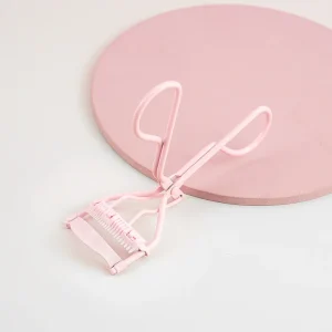 Luxury Eyelash Curler with Comb Stainless Steel Pink Eyelash Lift Curler Korean Eyelash Curler