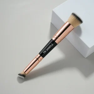 Luxury Makeup Brush Double Head Foundation Brush Angled Concealer Brush Synthetic Hair Makeup Tools