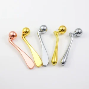 Luxury Reusable Mini Metal Facial Cream Spatula for Eye and Face Care Scoop Skincare Tools