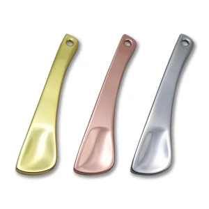 Luxury Small Eye Cream Facial Mask Rose Silver Gold Metal Spoon Facial Cosmetic Spatula Make up Spoon