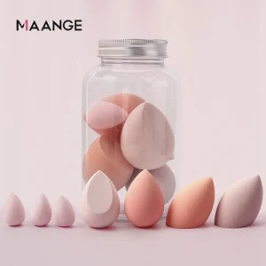 MAANGE Makeup Sponge Non Latex Soft Touch Facial Foundation Blending Beauty Cosmetic Puff Makeup Sponge Set