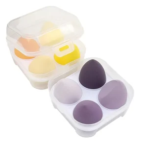 MASP 272 Professional 4pcs Makeup Sponges Set Makeup Eggs Beauty Eggs Cosmetic Puff Blend Makeup Sponge with Box