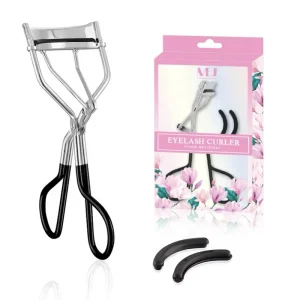 MEJ High Quality MEJ Portable Chrome Silver Eyelash Curler with High Quality on Sale