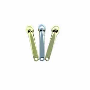 MN-M11 Dark Circles Massage Eye Cream Zinc Alloy Spatula Facial Mask Spoon Luxury Metal Texture Anti-Wrinkle Sticks